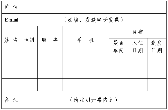 回执表