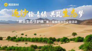 公益｜以行动续写绿色承诺，“展辰生态守护林”再植新绿