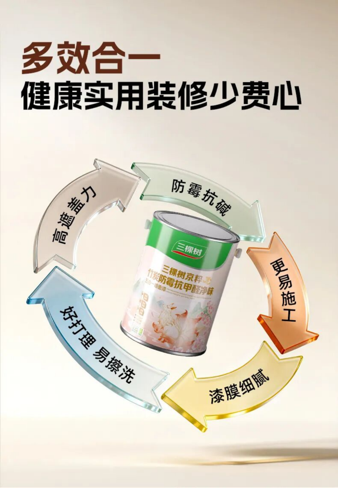 三棵树京粹系列乳胶漆获奖报告386